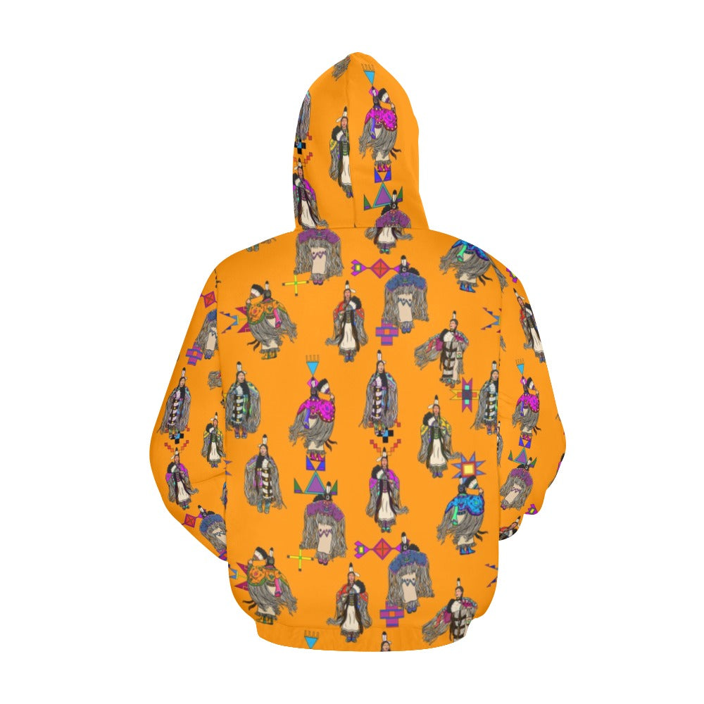 Women's Tradish Dancers Orange Hoodie for Women