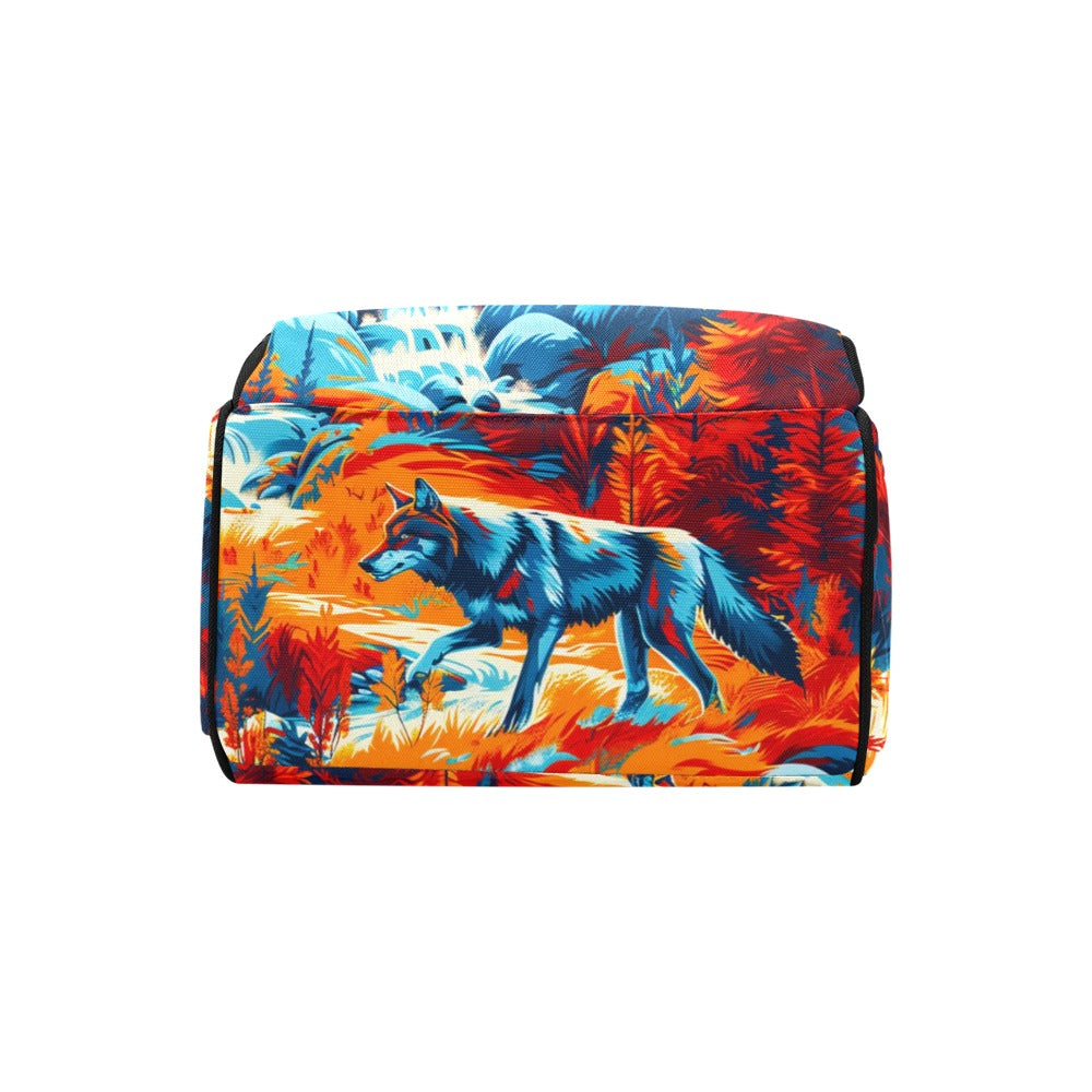 Hunting Wolves Diaper Bag