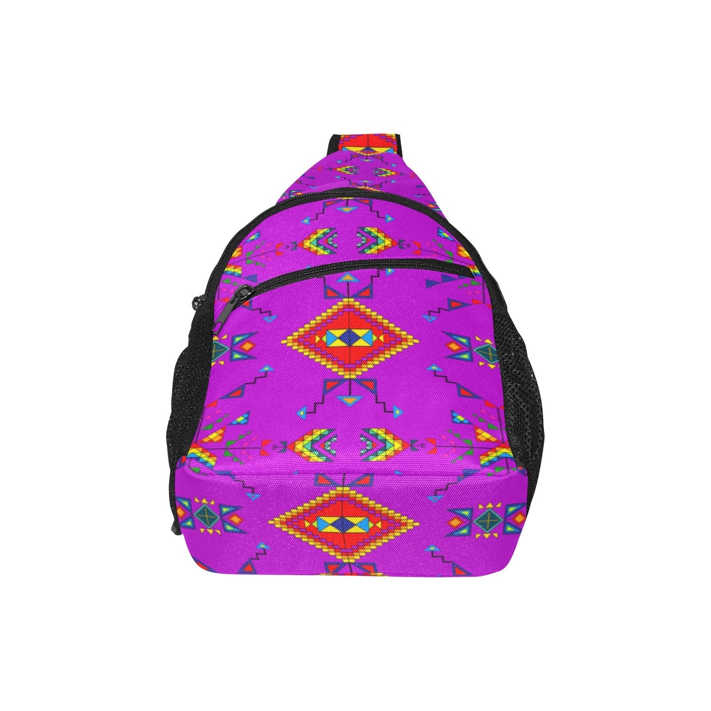 Buffalo Jump Purple Chest Bag