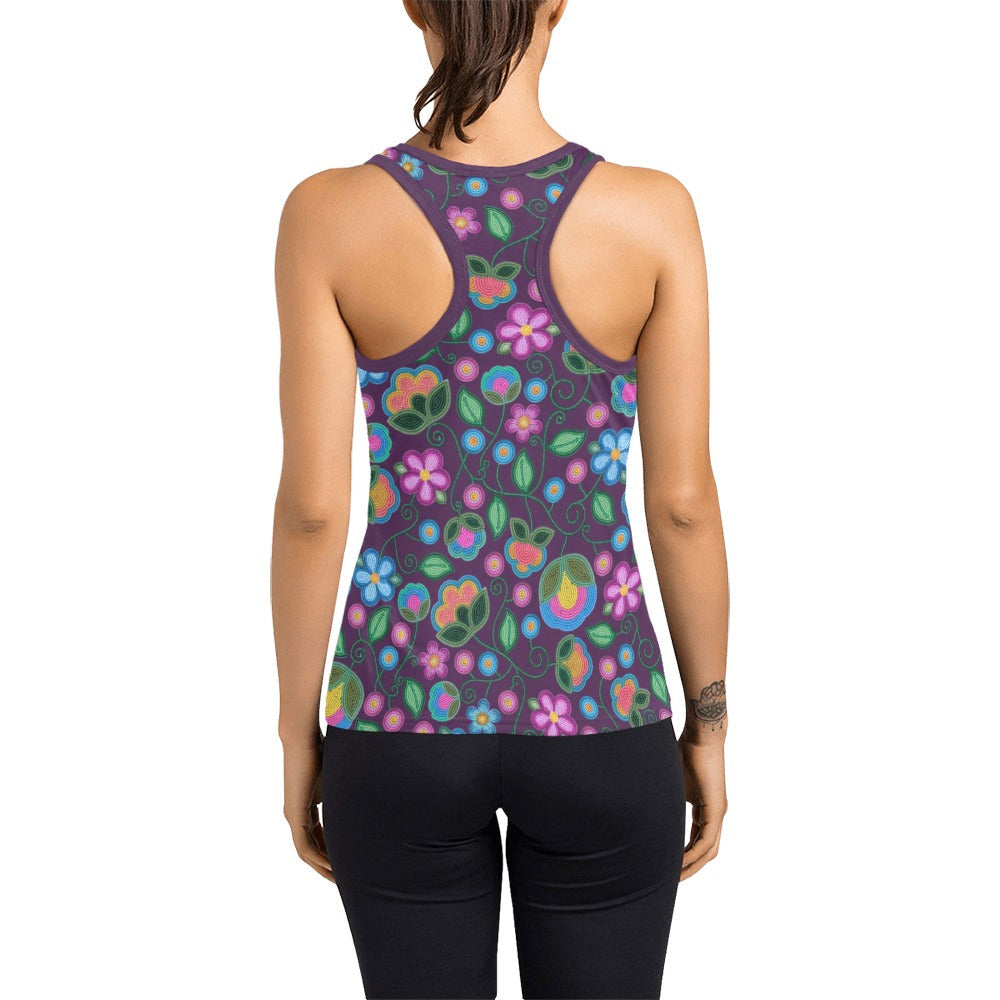 Turquoise Sunbeam Violet Racerback Tank Top