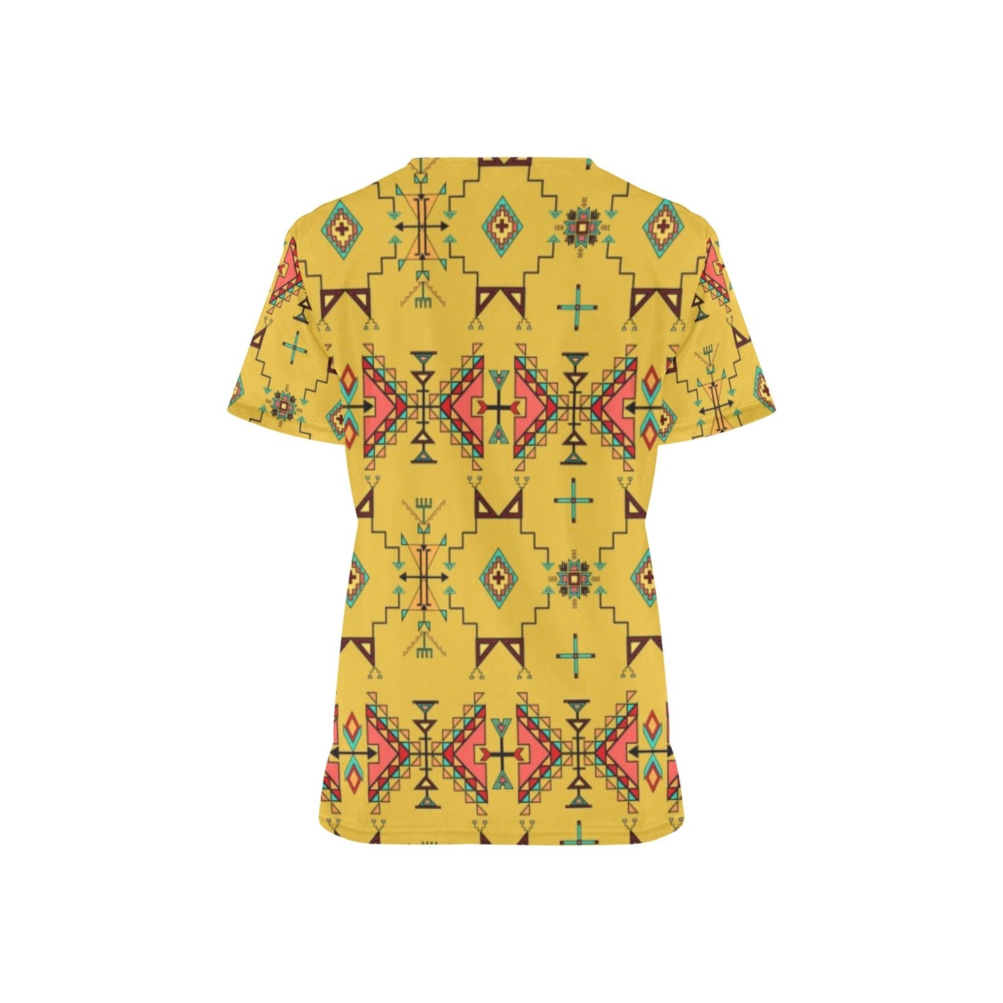 Thunder Flight Yellow Scrub Top