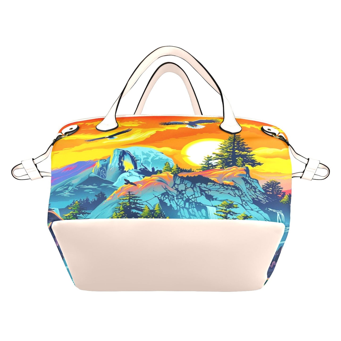 Cruising Eagles Clover Canvas Tote Bag