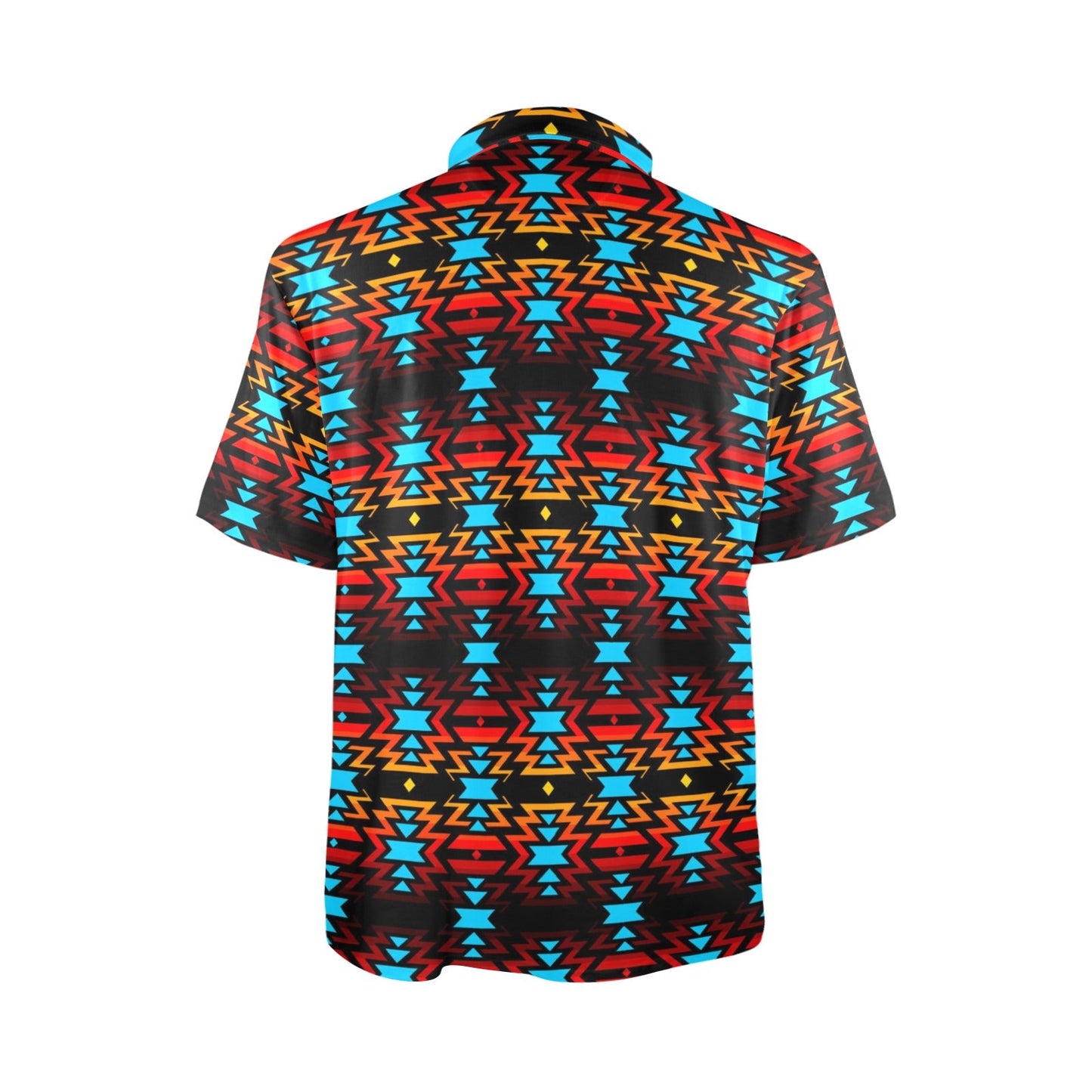 Black Fire and Sky Polo Shirt