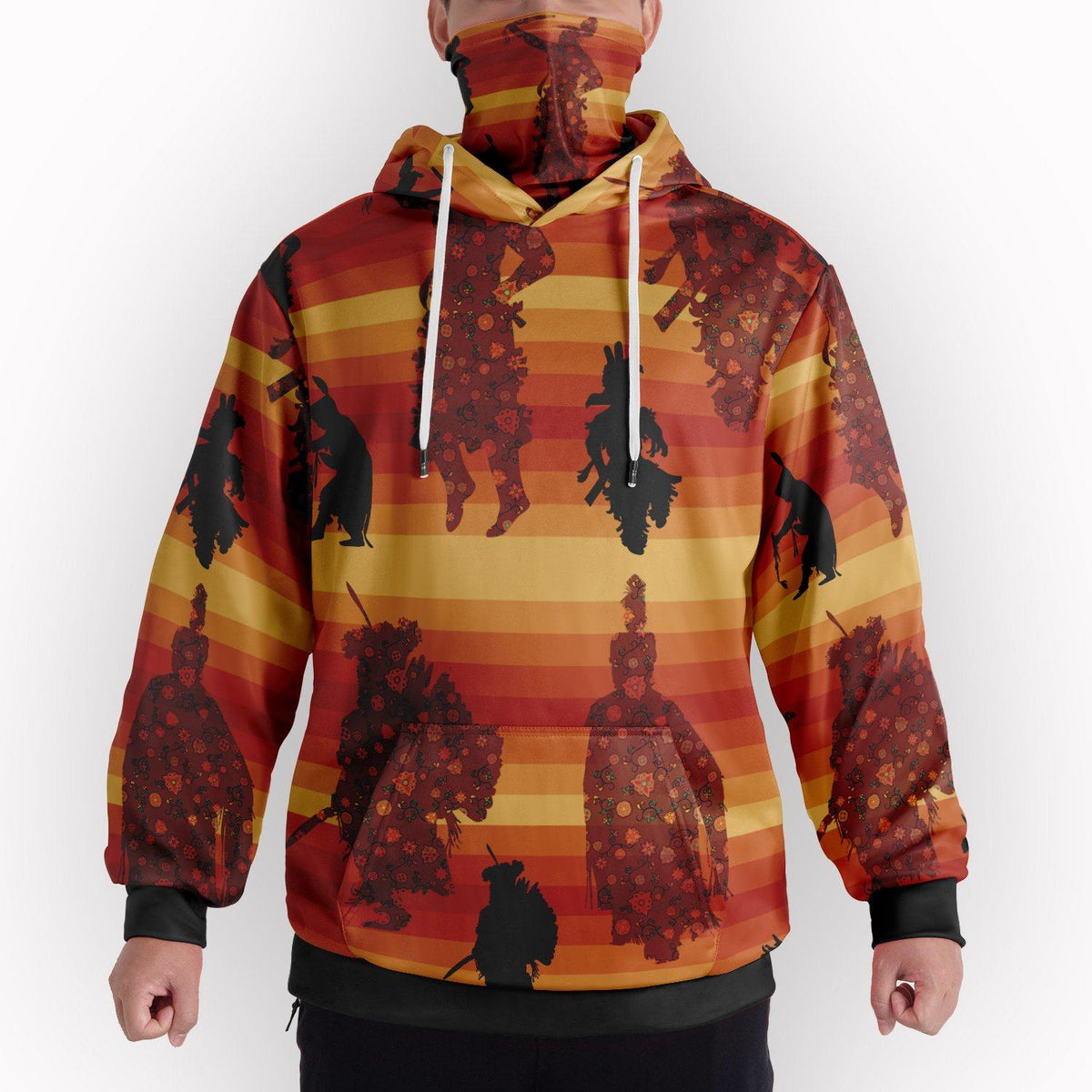 Dancers Hoodie With Half Balaclava