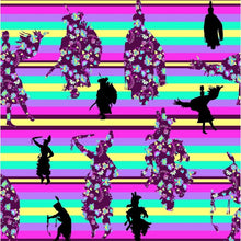 Load image into Gallery viewer, Dancers Floral Contest Cotton Poplin Fabric By the Yard Fabric NBprintex 
