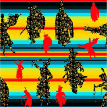 Load image into Gallery viewer, Dancers Midnight Special Cotton Poplin Fabric By the Yard Fabric NBprintex 
