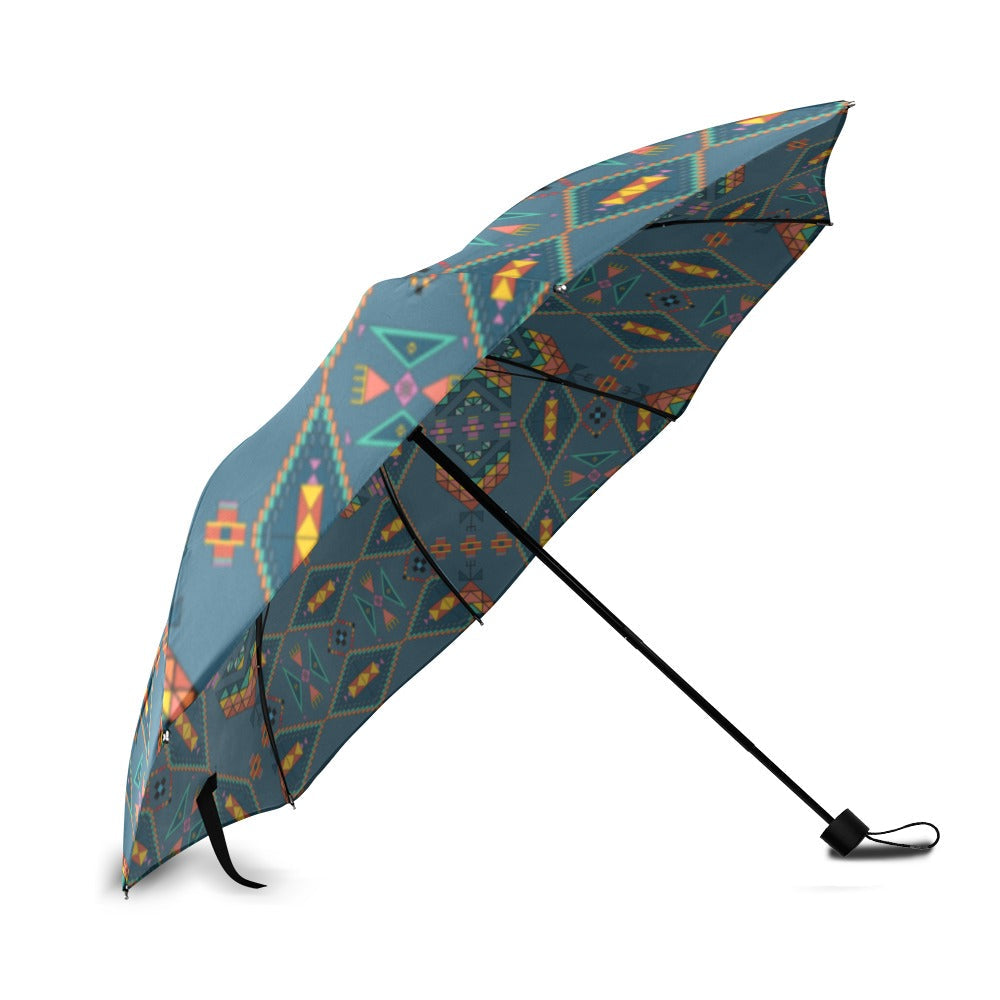 Travois Tipi Deep Lake Foldable Umbrella
