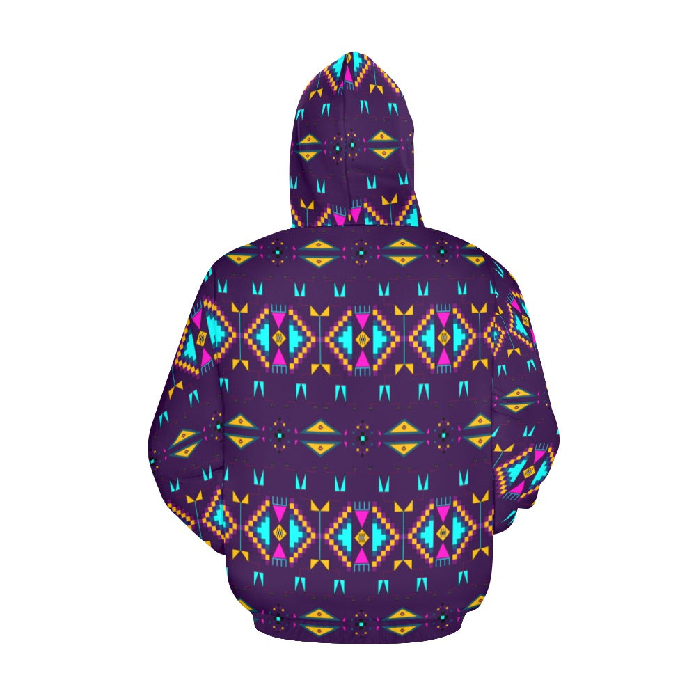 Rite of Passage Dark Purple Hoodie for Men