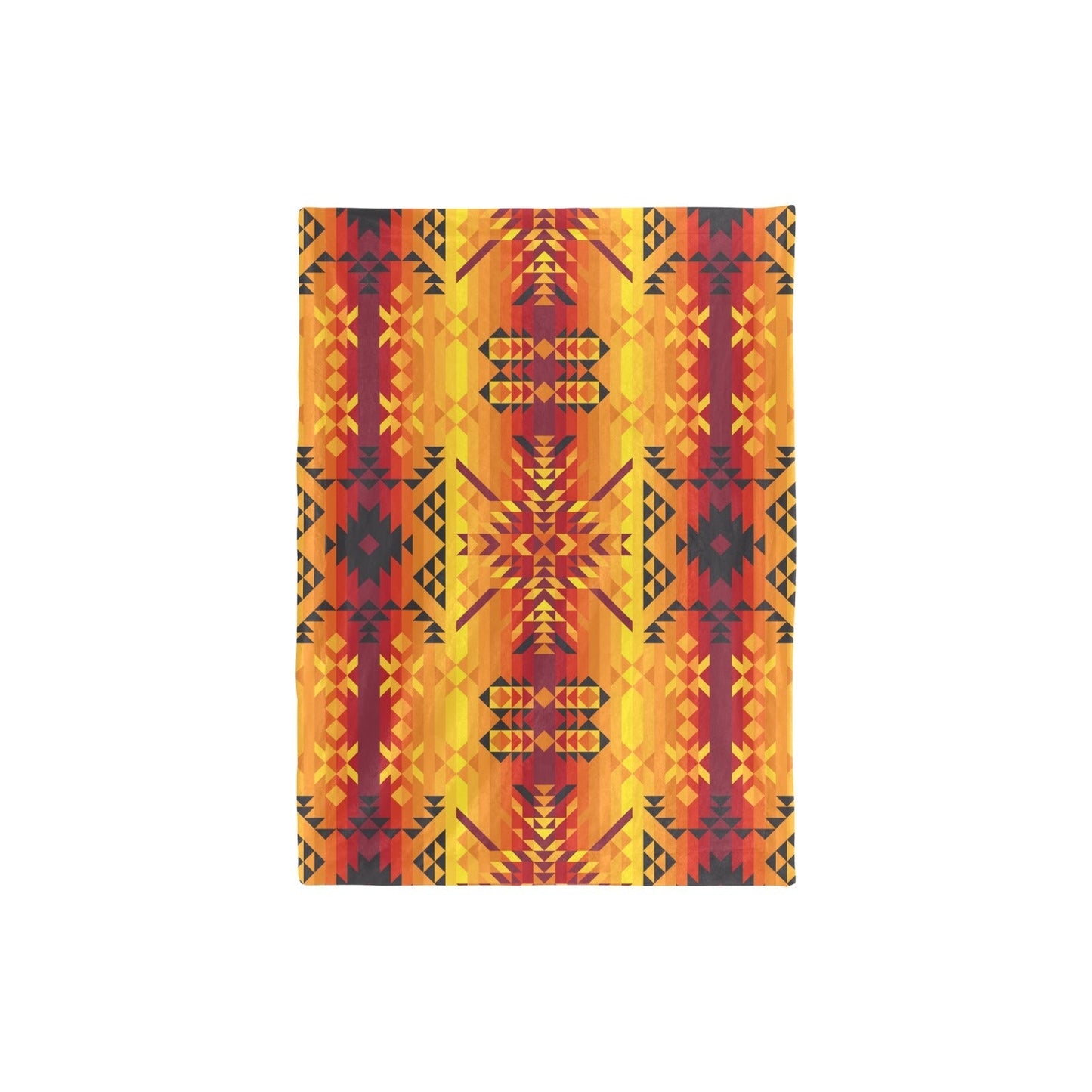 Desert Geo Yellow Red Baby Blanket 30"x40" Baby Blanket 30"x40" e-joyer