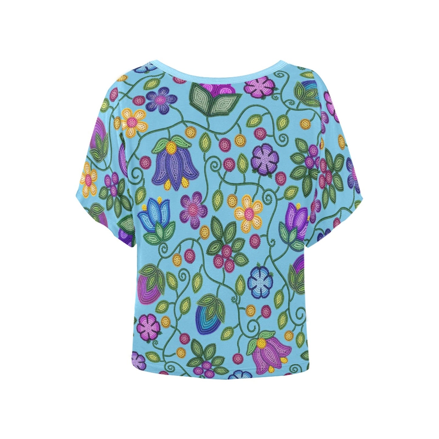 Bloom Uplift Sky Batwing Blouse