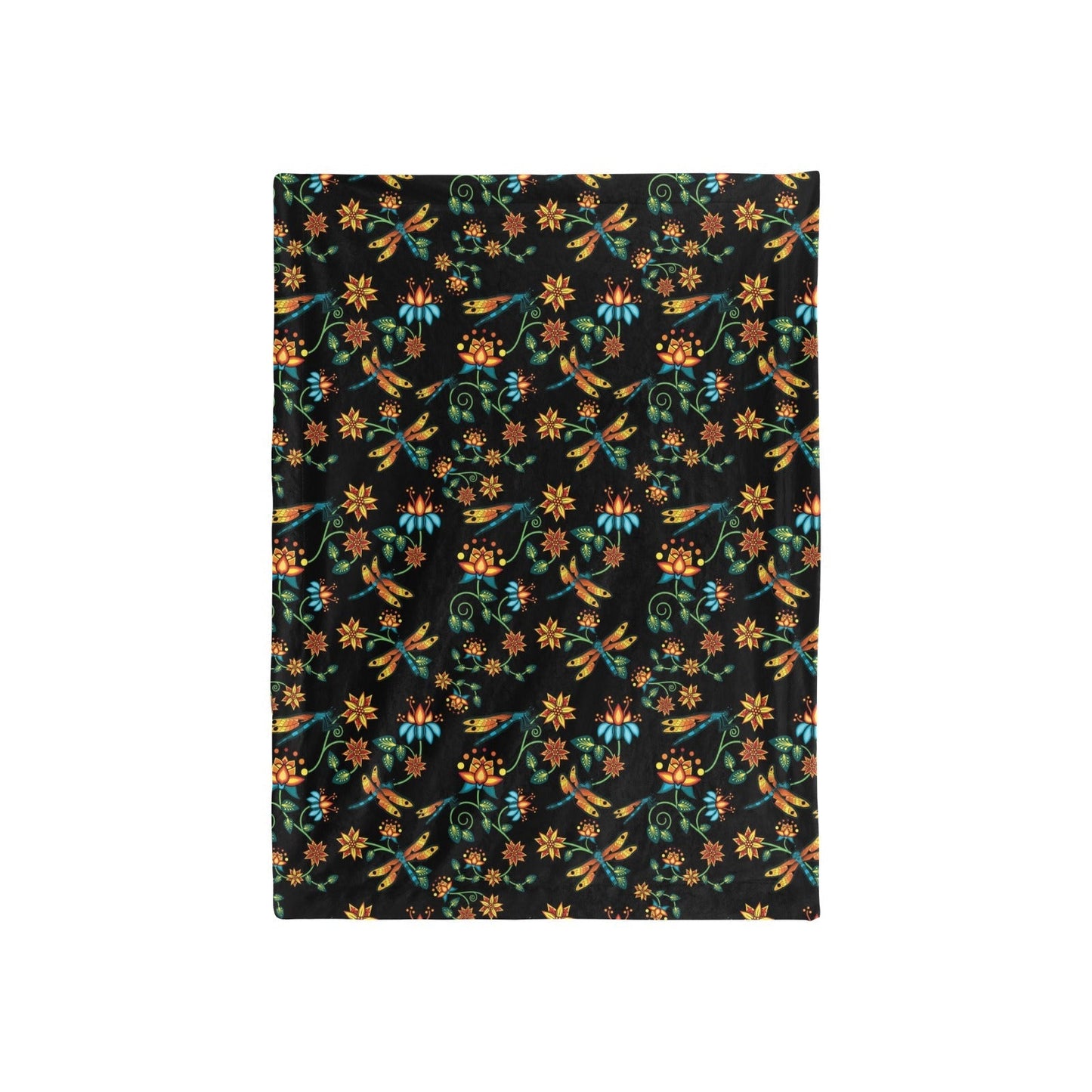 Dragon Lily Noir Baby Blanket 40"x50" Baby Blanket 40"x50" e-joyer