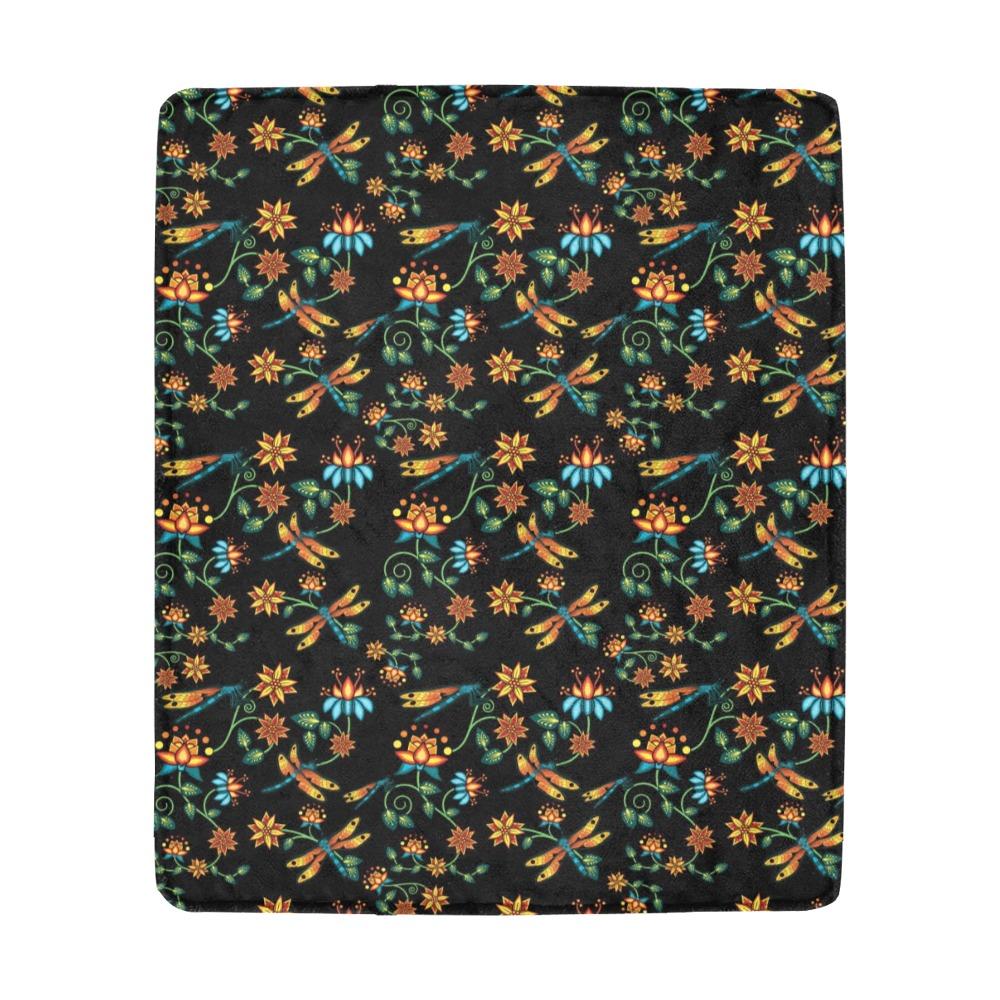 Dragon Lily Large Micro Fleece Blanket
