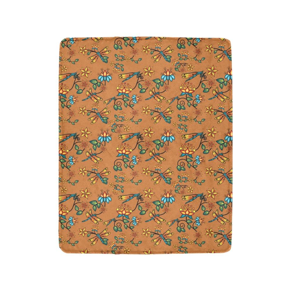 Dragon Lily Small Micro Fleece Blanket