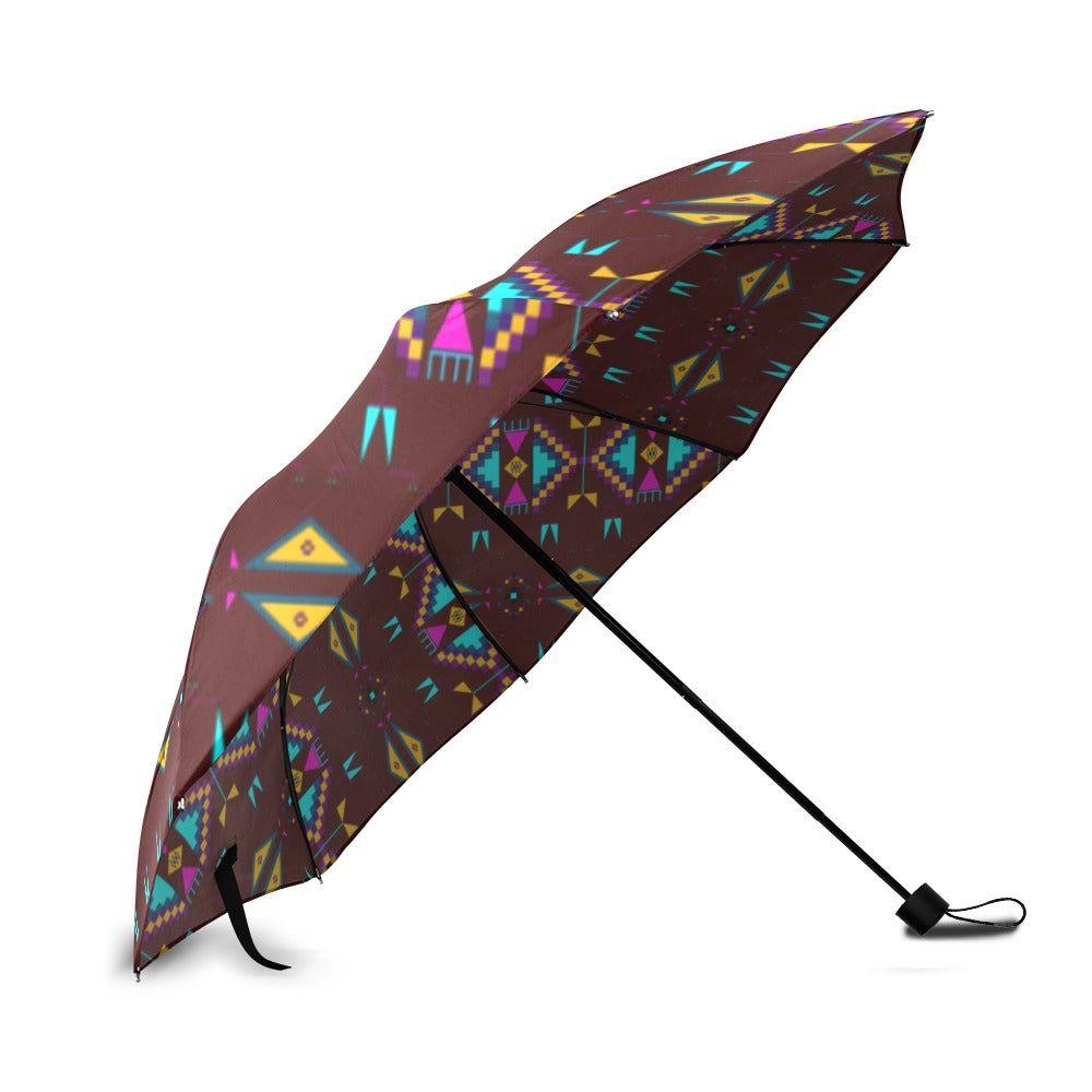 Rite of Passage Pemmican Berry Foldable Umbrella