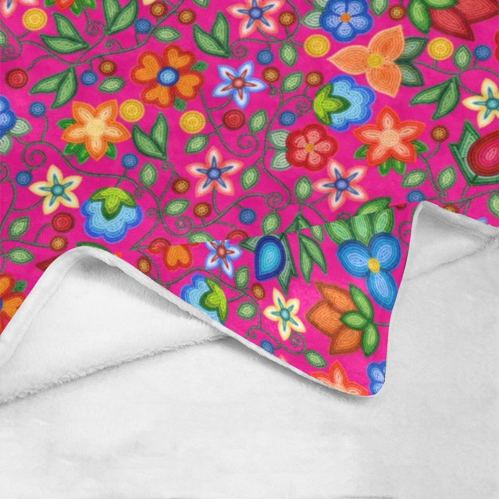 Morning Harmony Pink Large Micro Fleece Blanket