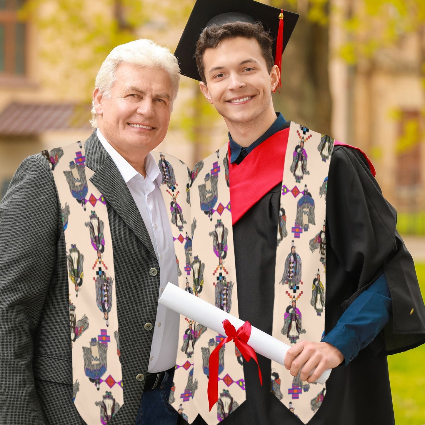 Women's Tradish Dancers Muslin Graduation Stole