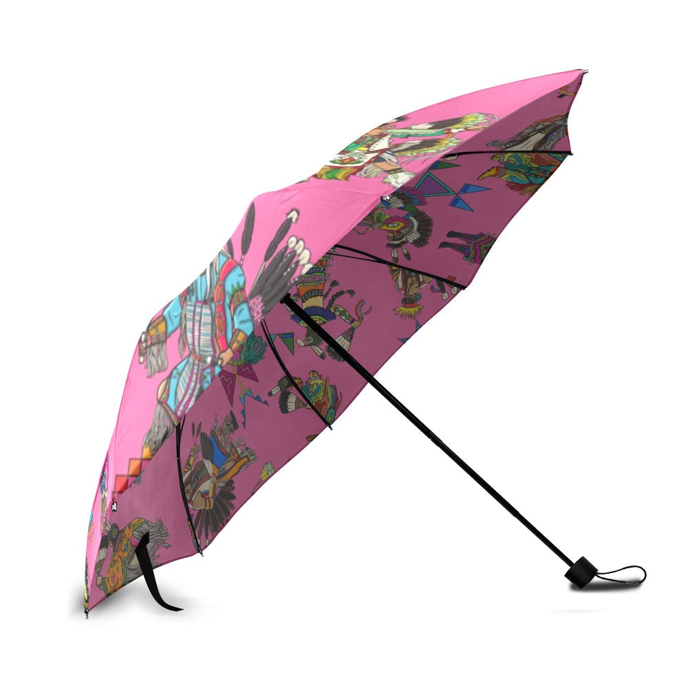 Grand Entry Dancer Pink Foldable Umbrella