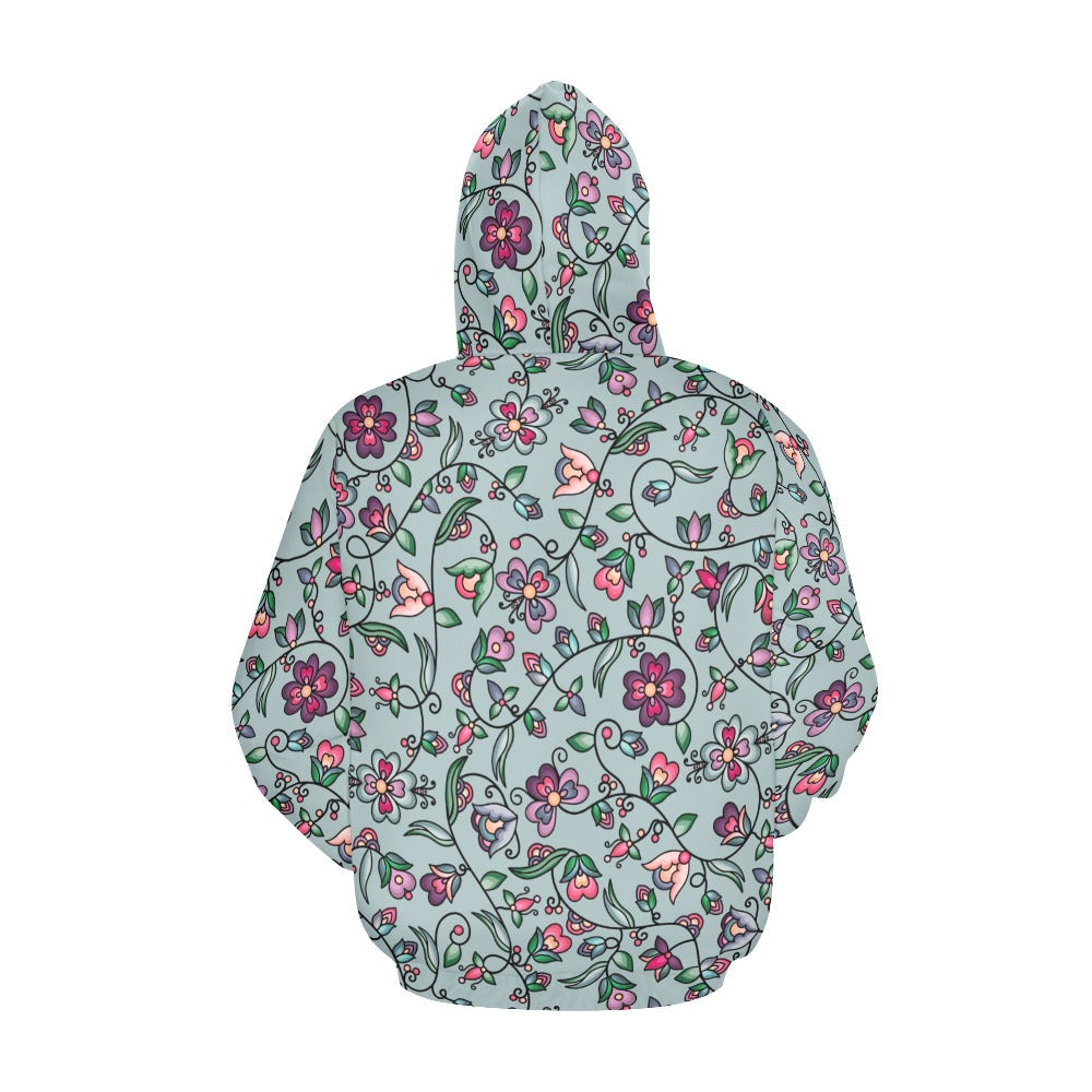 Amber Evening Garland Turquoise Hoodie for Men