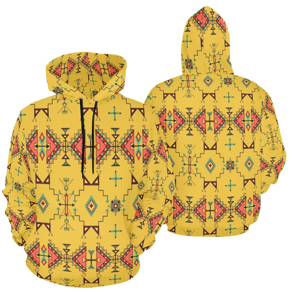 Thunder Flight Yellow Hoodie for Men