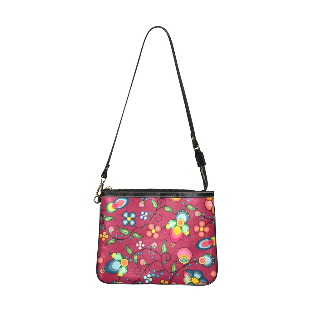 Floral Bounty Magenta Small Shoulder Bag