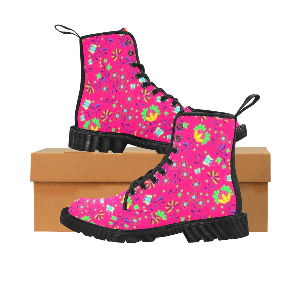 Fleur Indigine Rouge Boots by 49 Dzine
