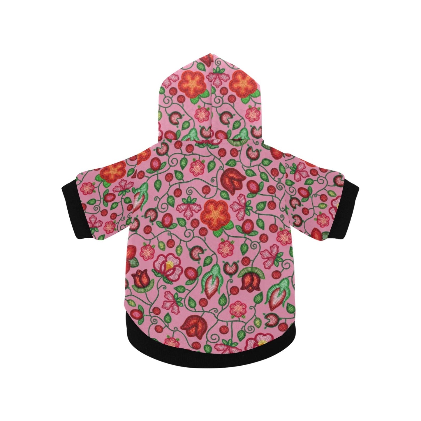 Rose Reverie Pink Pet Hoodie