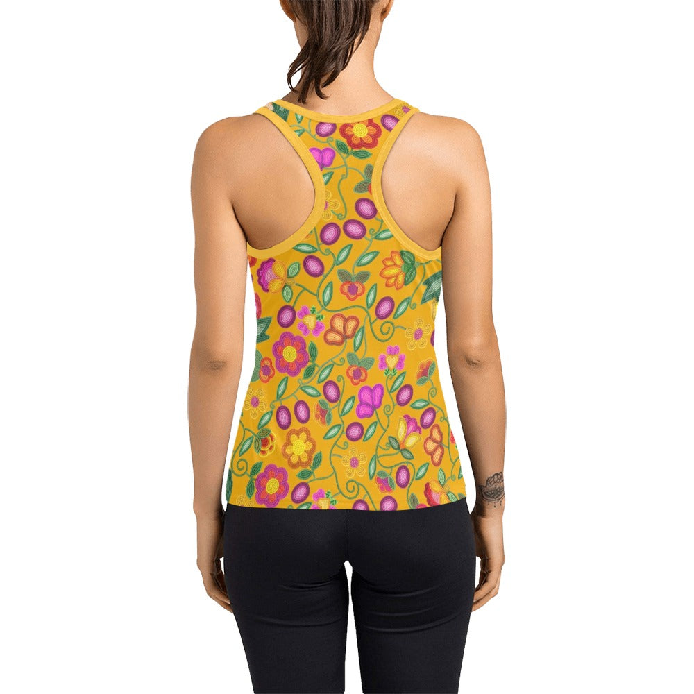 Boreal Bounty Yellow Racerback Tank Top