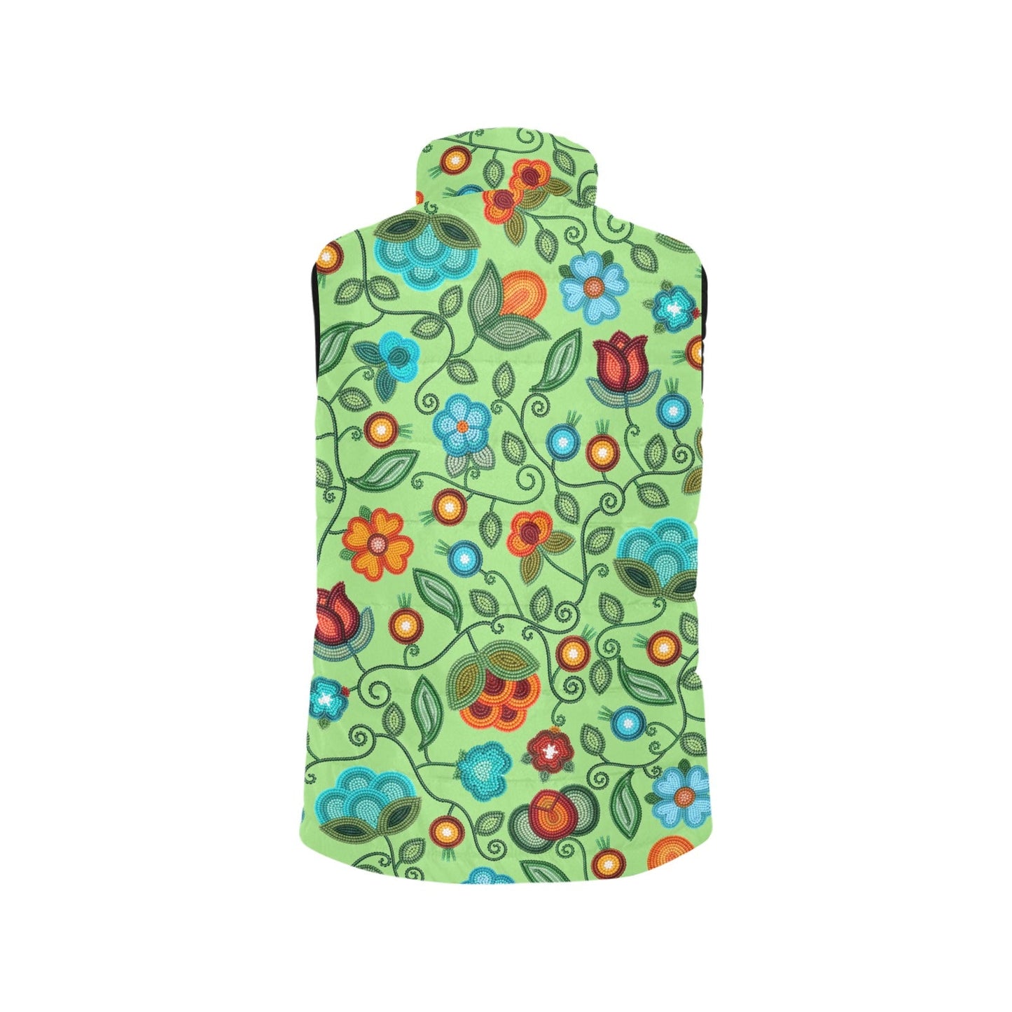 Prairie Fire Petals Sage Padded Vest