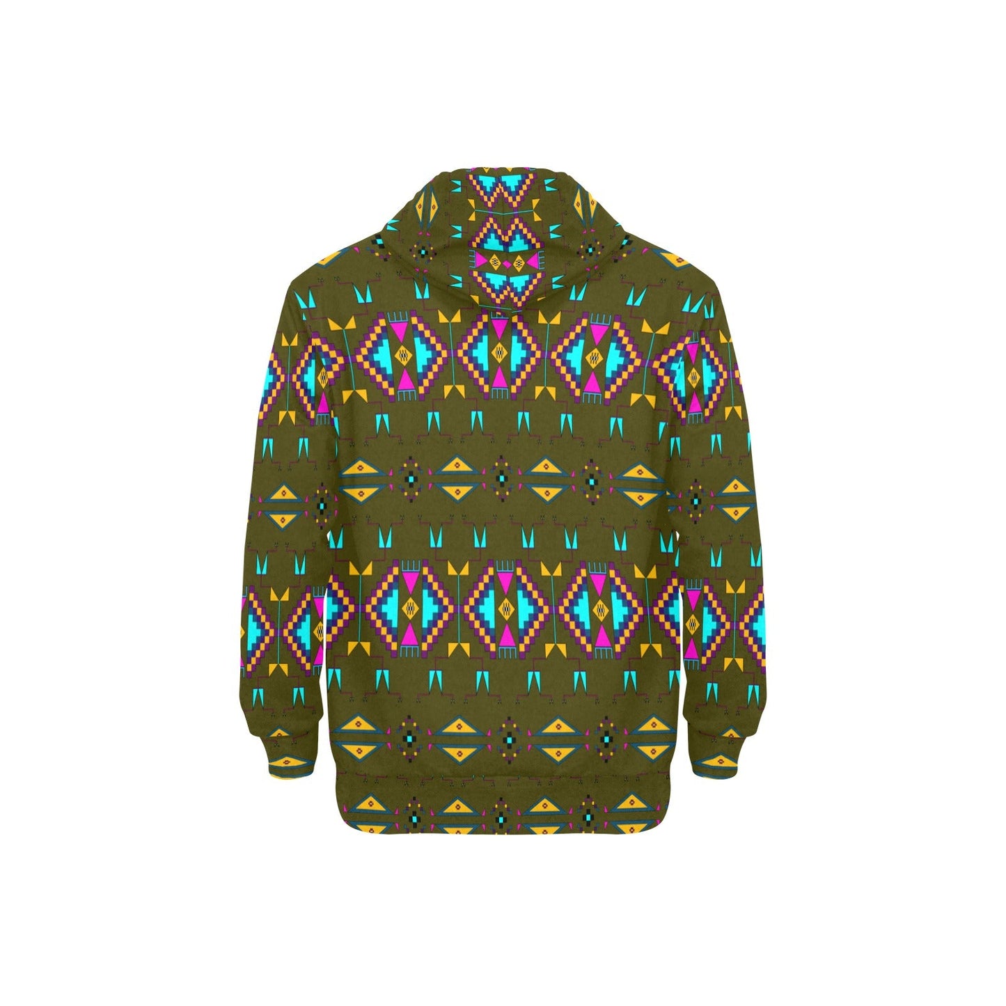 Rite of Passage Olive Men's Long Sleeve Fleece Hoodie