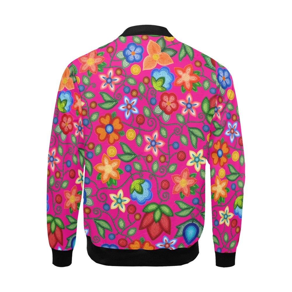 Morning Harmony Pink Bomber Jacket
