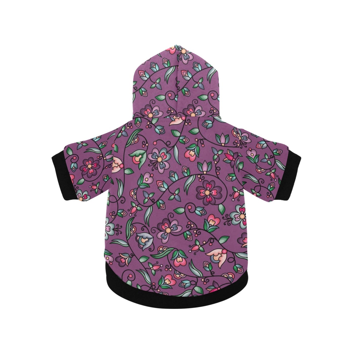 Amber Evening Garland Purple Pet Dog Hoodie