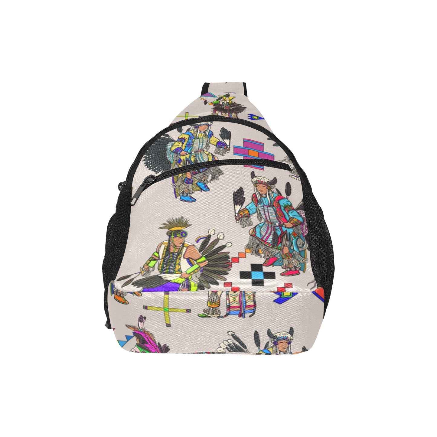 Men's Tradish Dancers Muslin White Chest Bag