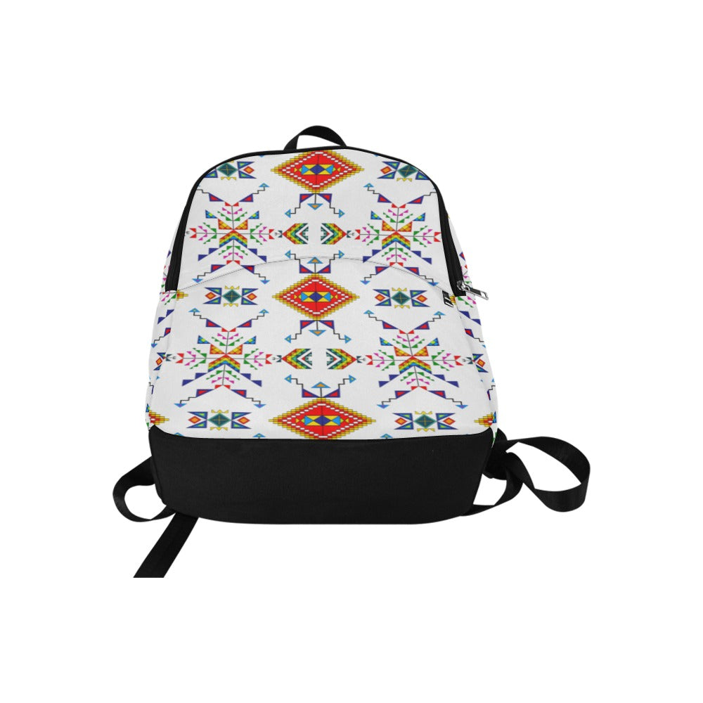 Buffalo Jump White Backpack