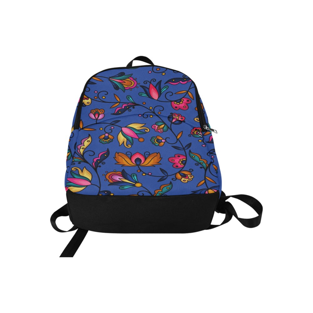 Copper Prairie Petals Blue Backpack