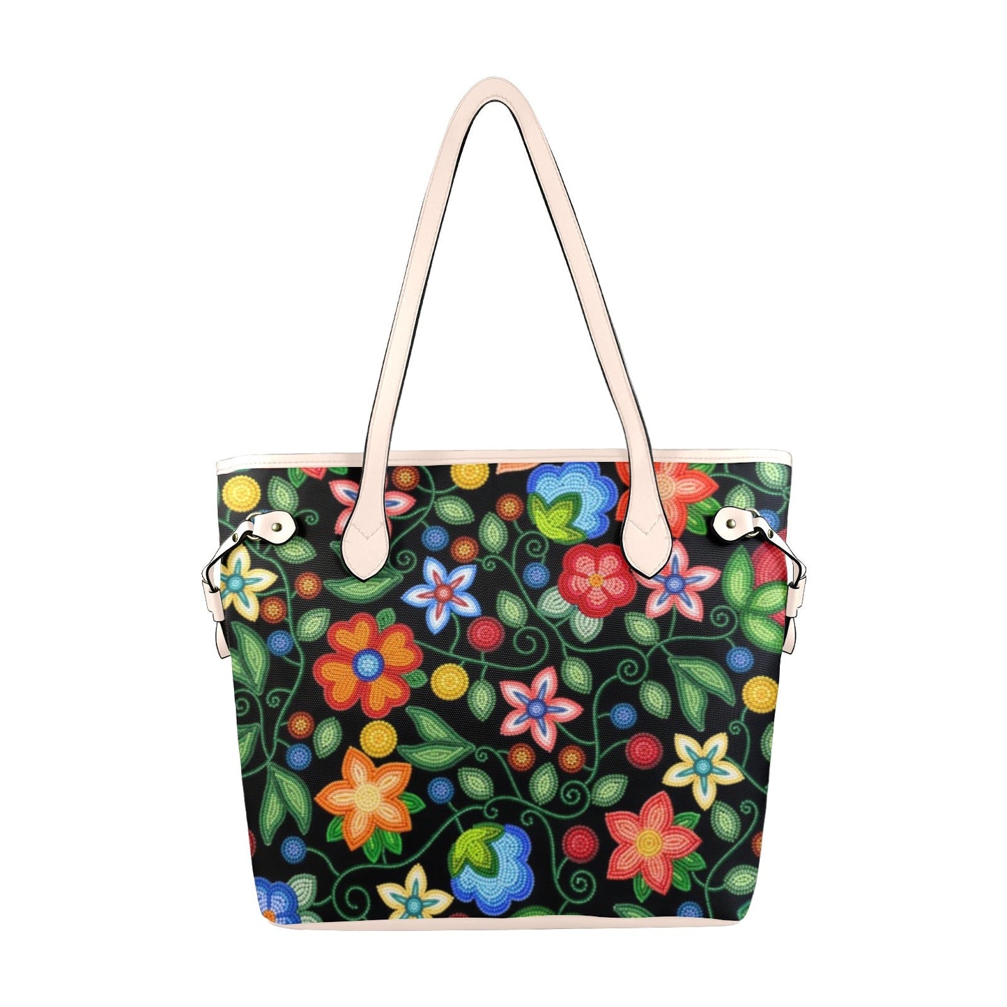 Morning Harmony Clover Canvas Tote