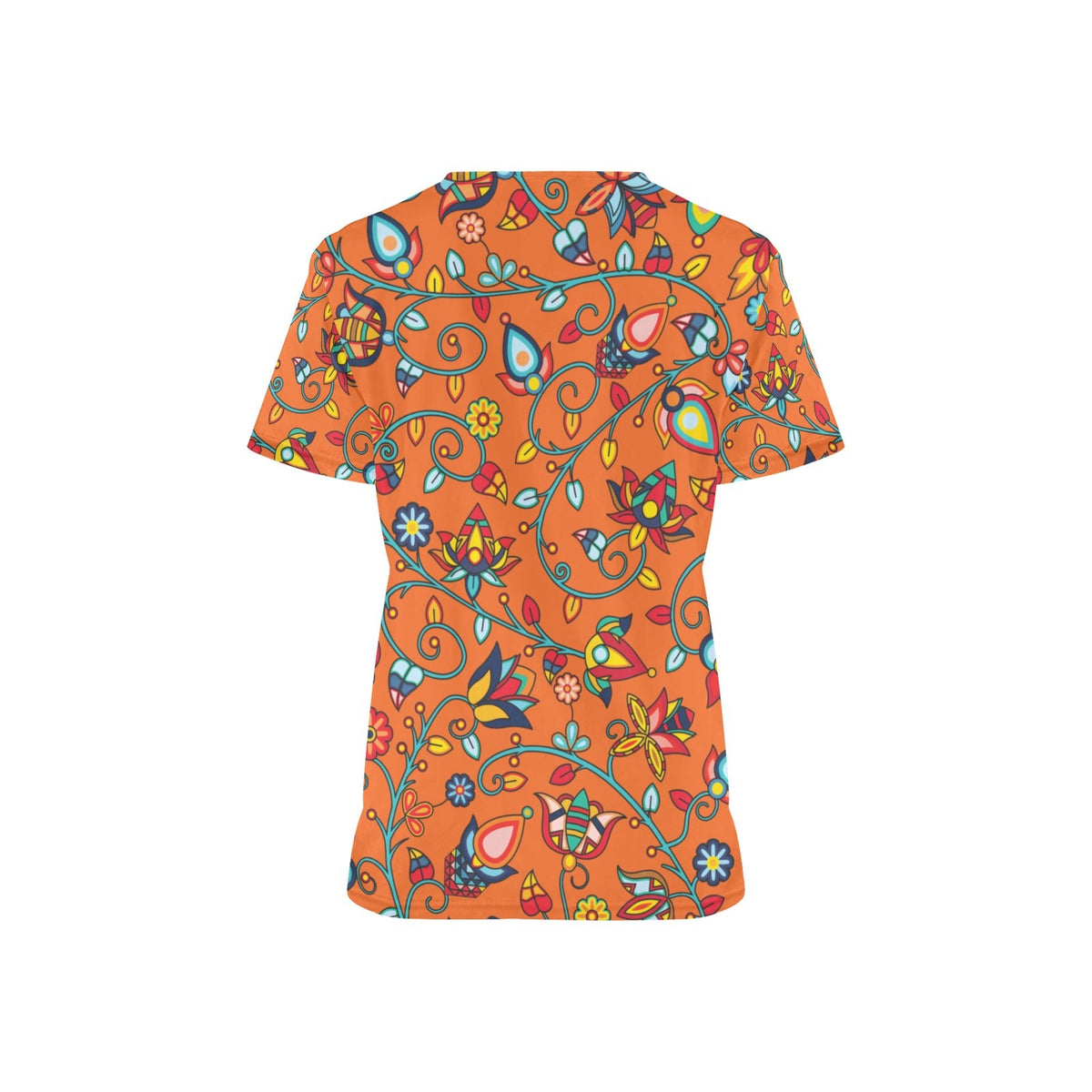 Thorny Path ECM Orange Scrub Top