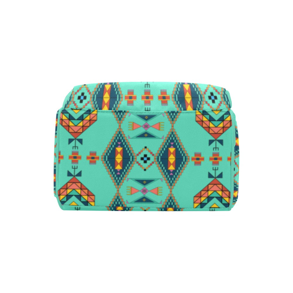 Travois Tipi Smoky Sky Multi-Function Diaper Backpack