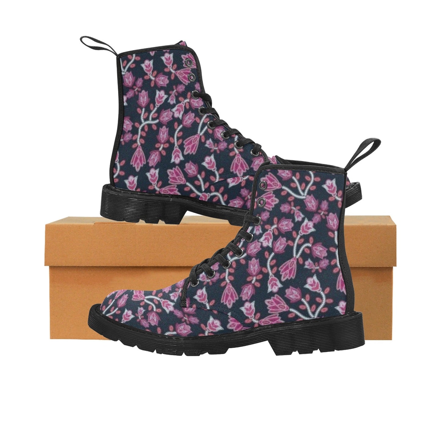 Beaded Pink Boots by 49 Dzine