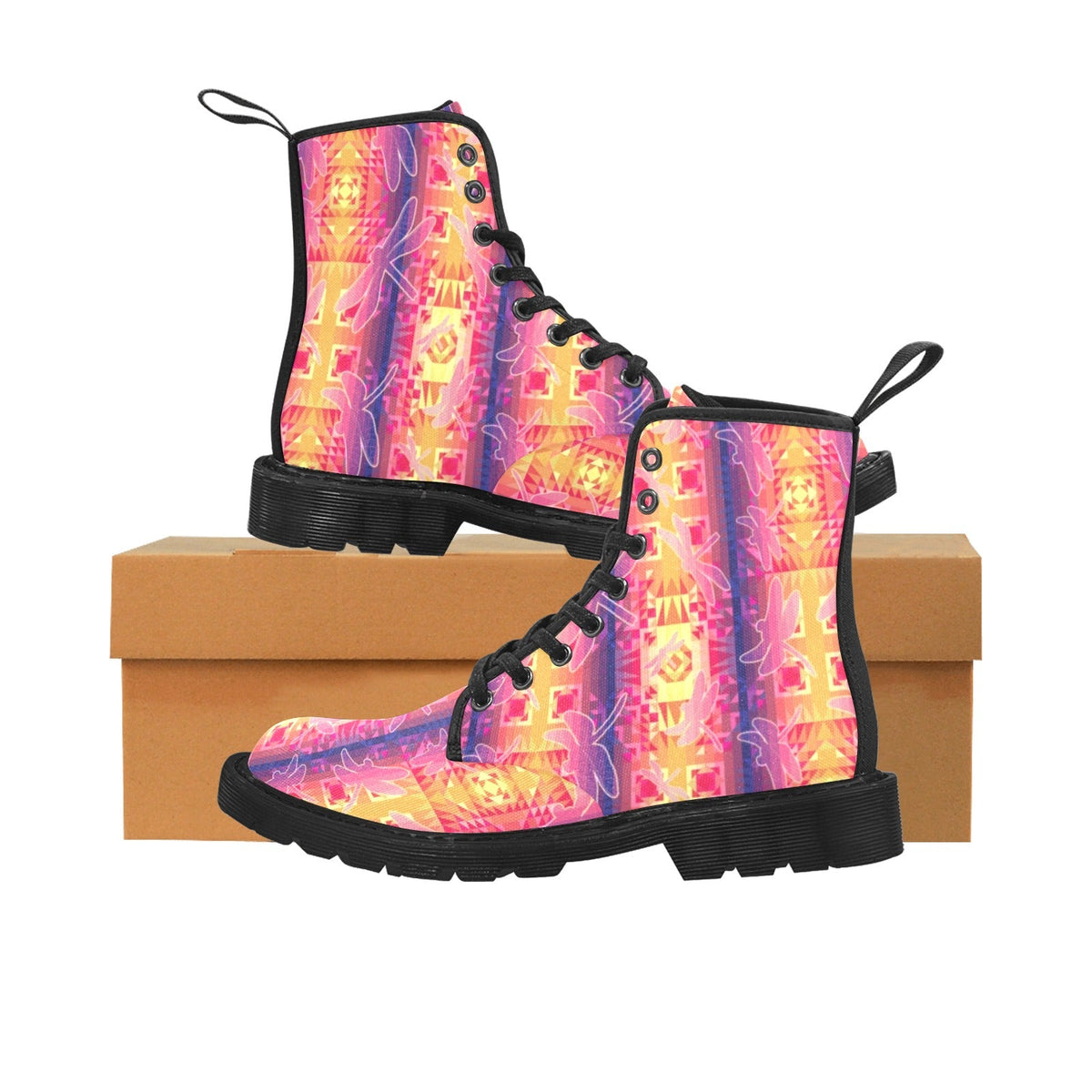 Kaleidoscope Dragonfly Boots by 49 Dzine