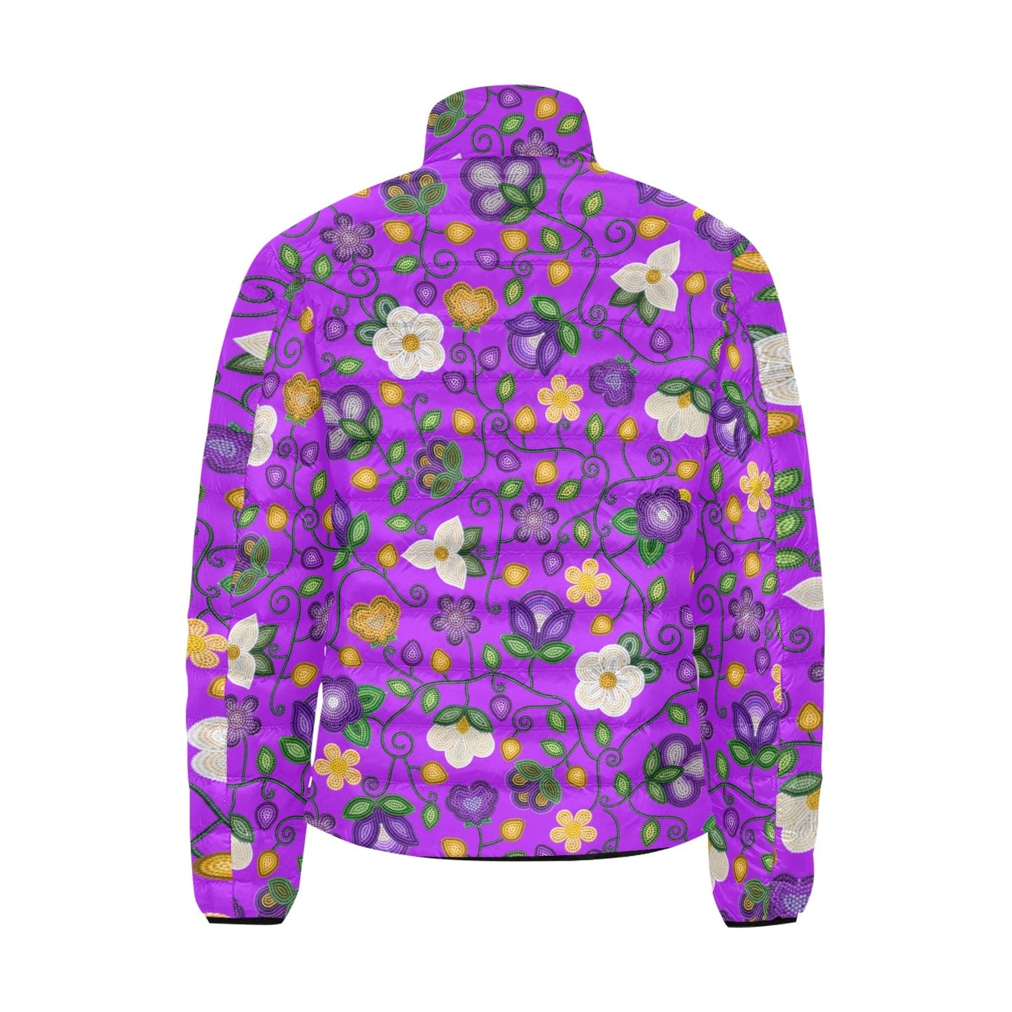 Midnight Moss Bloom Purple Padded Jacket