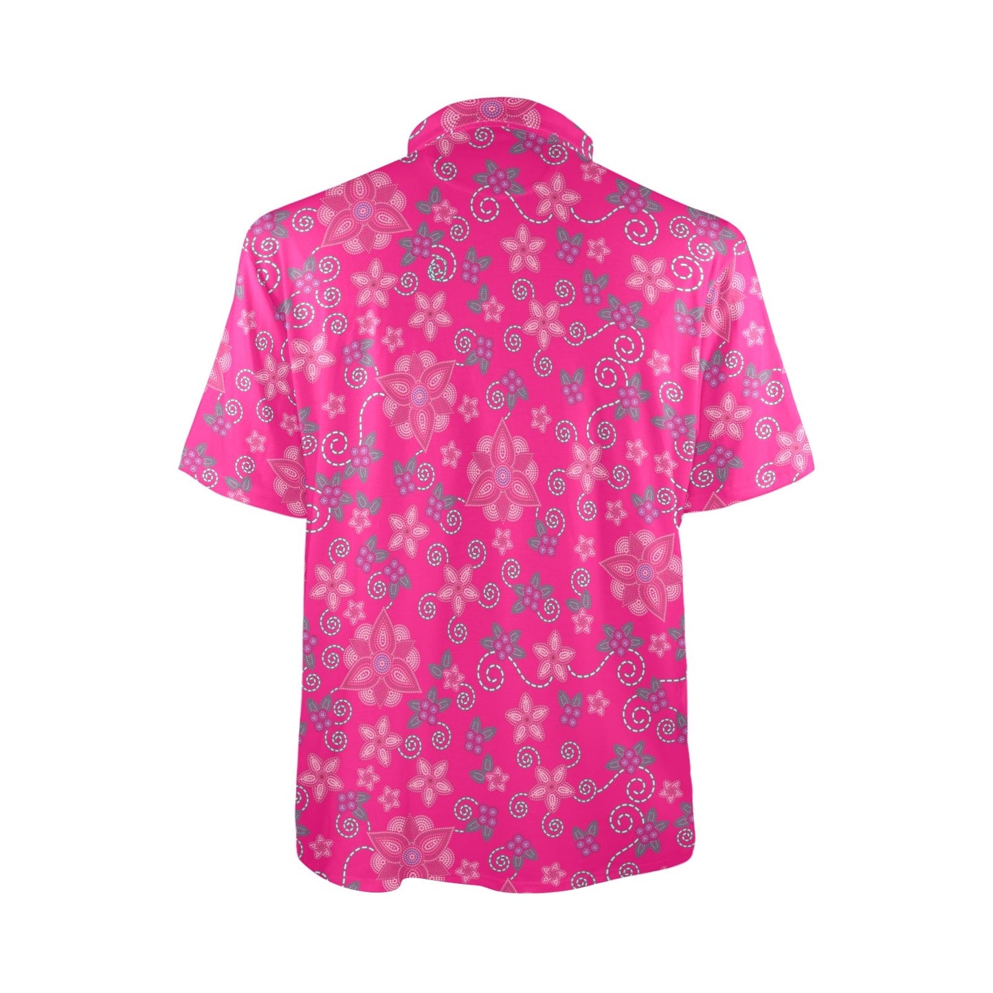 Berry Picking Pink Polo Shirt