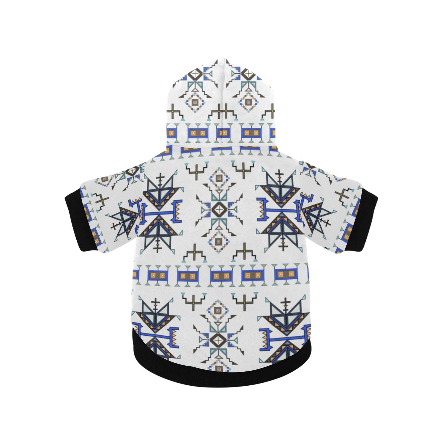 Eagle Strike White Pet Dog Hoodie