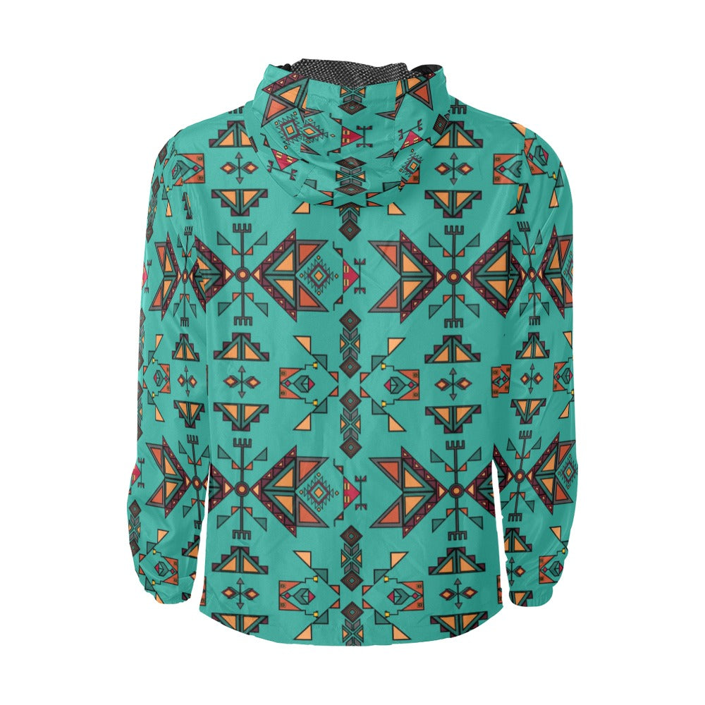 Arrow Dawn Turquoise Men's Windbreaker