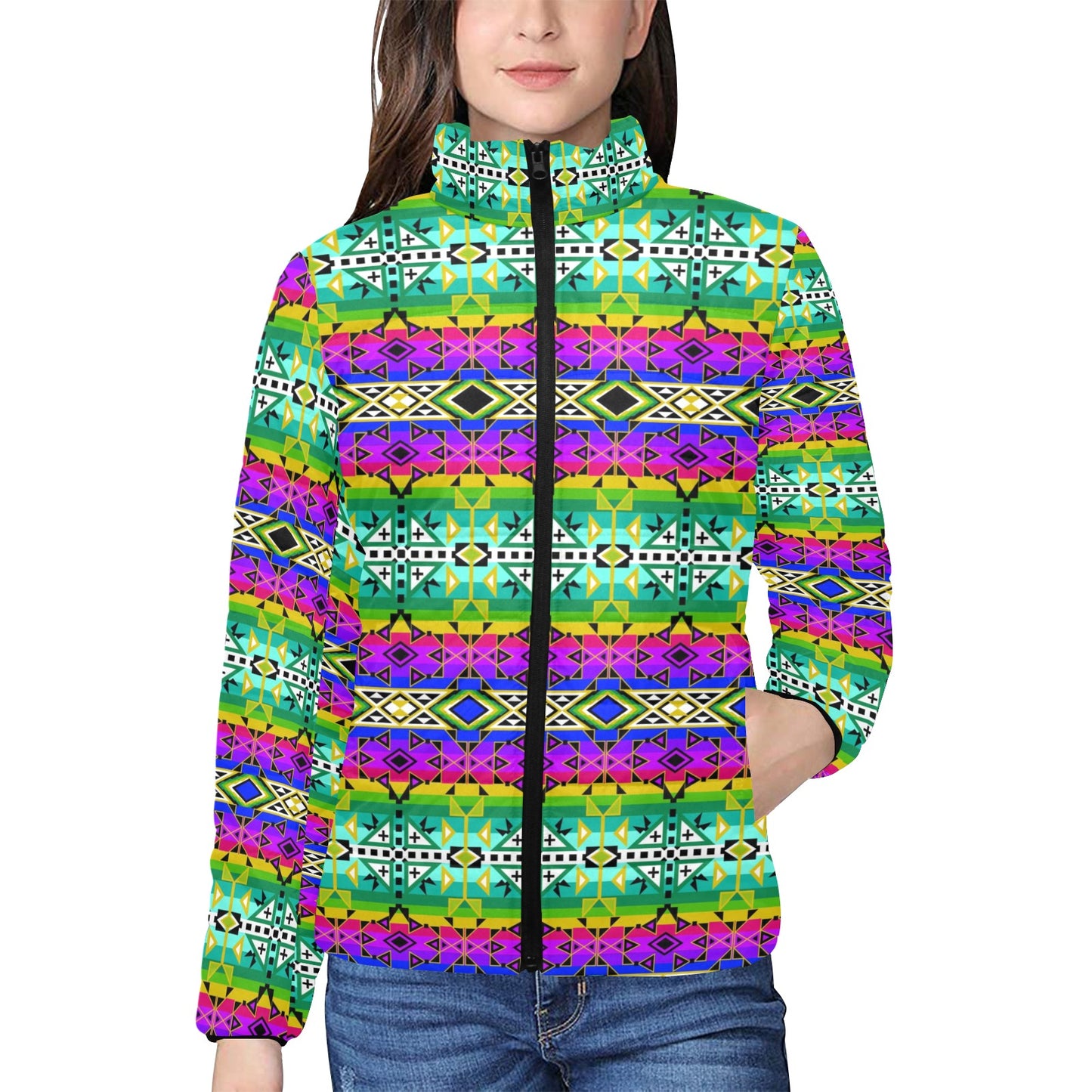 After the Rain Stand Collar Jacket