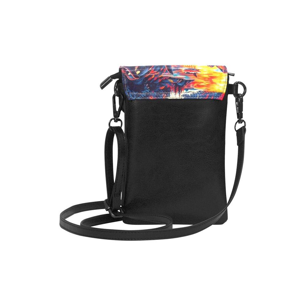 Killer Whales in the Bay Small Cell Phone Purse