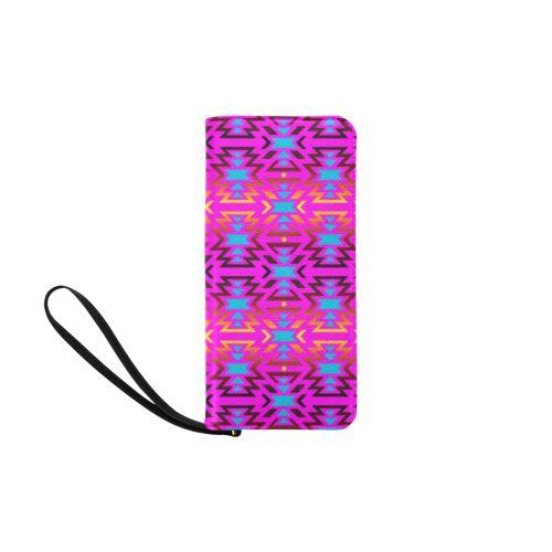 Fire Colors and Sky Clutch