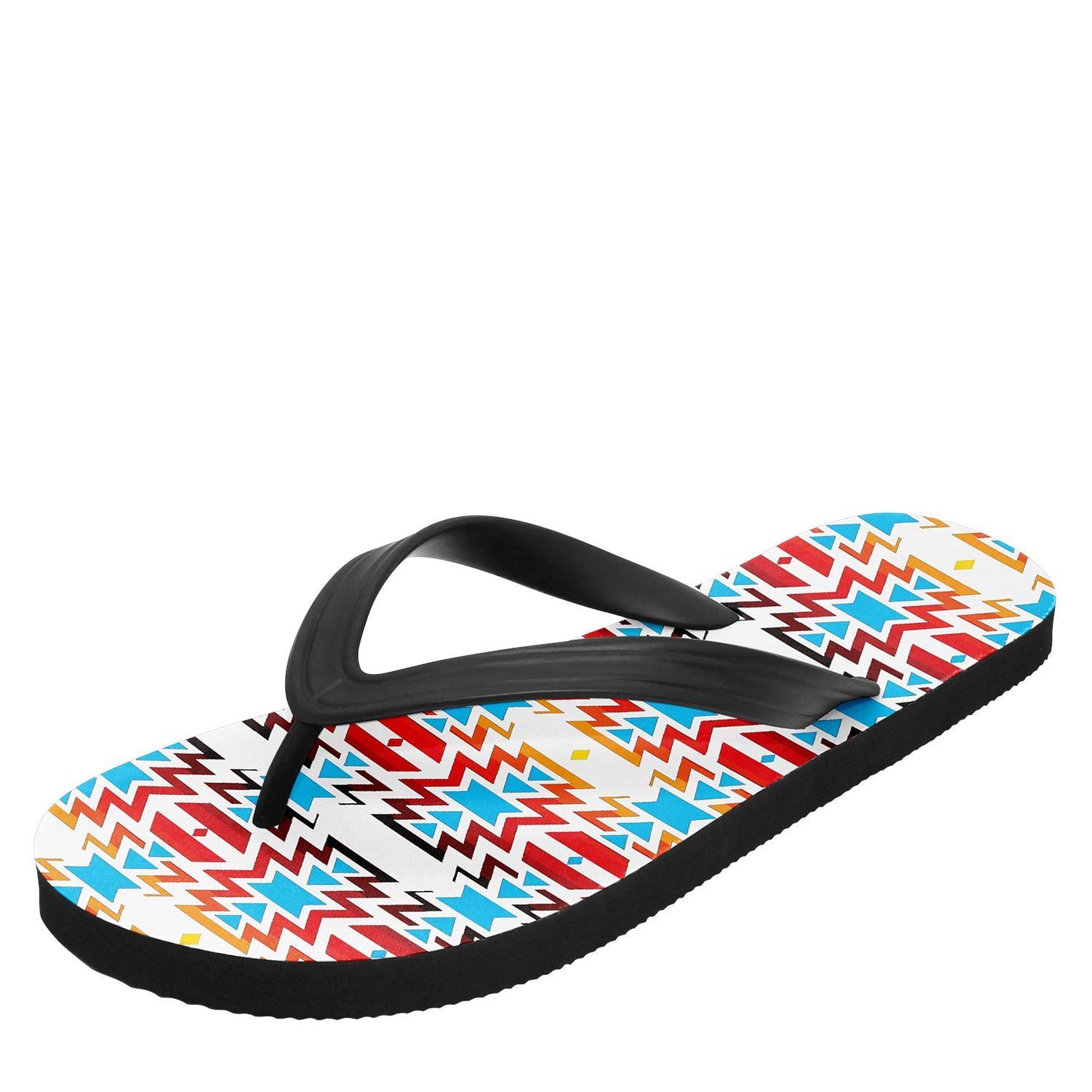Fire Colours Flip Flops