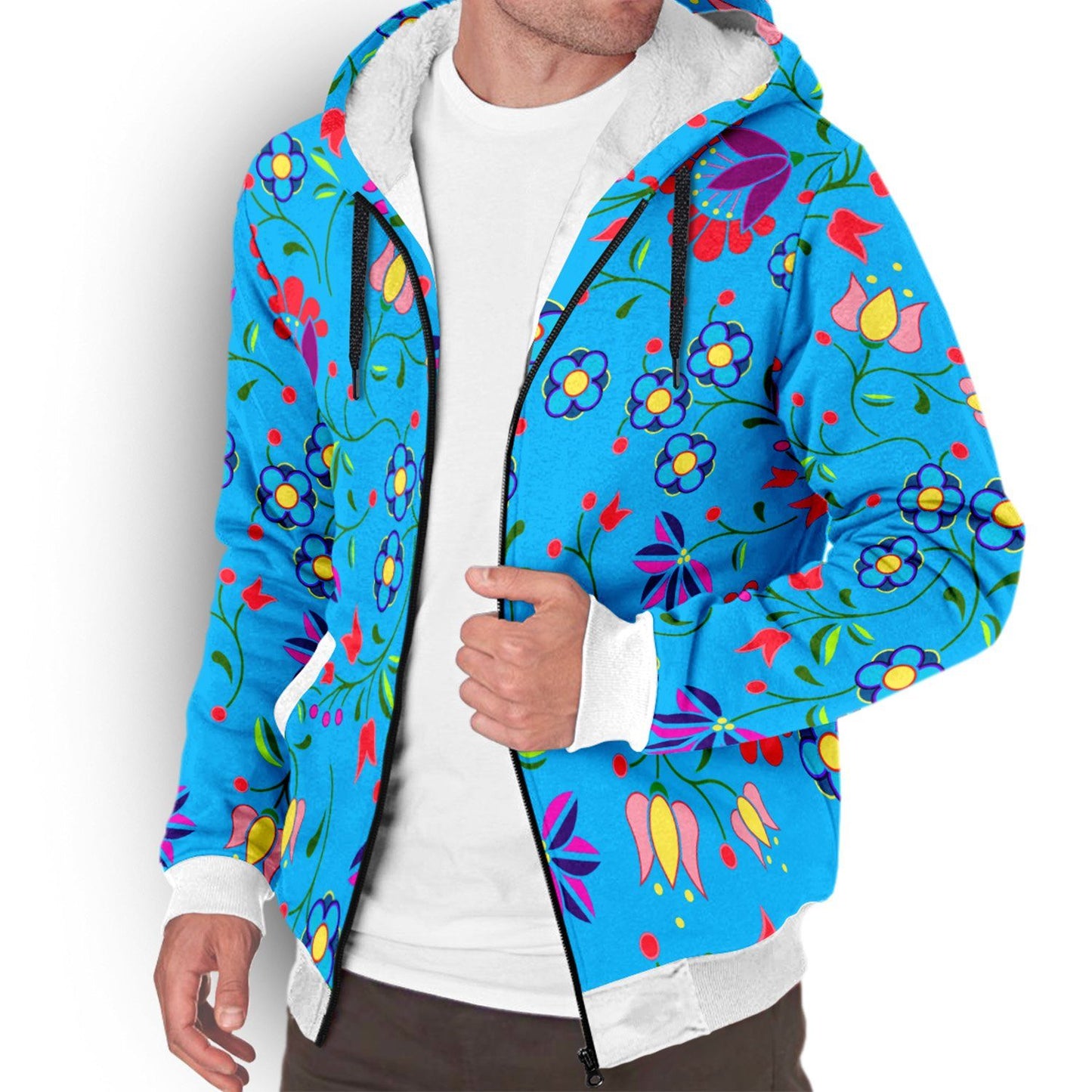 Fleur Indigine Sherpa Hoodie