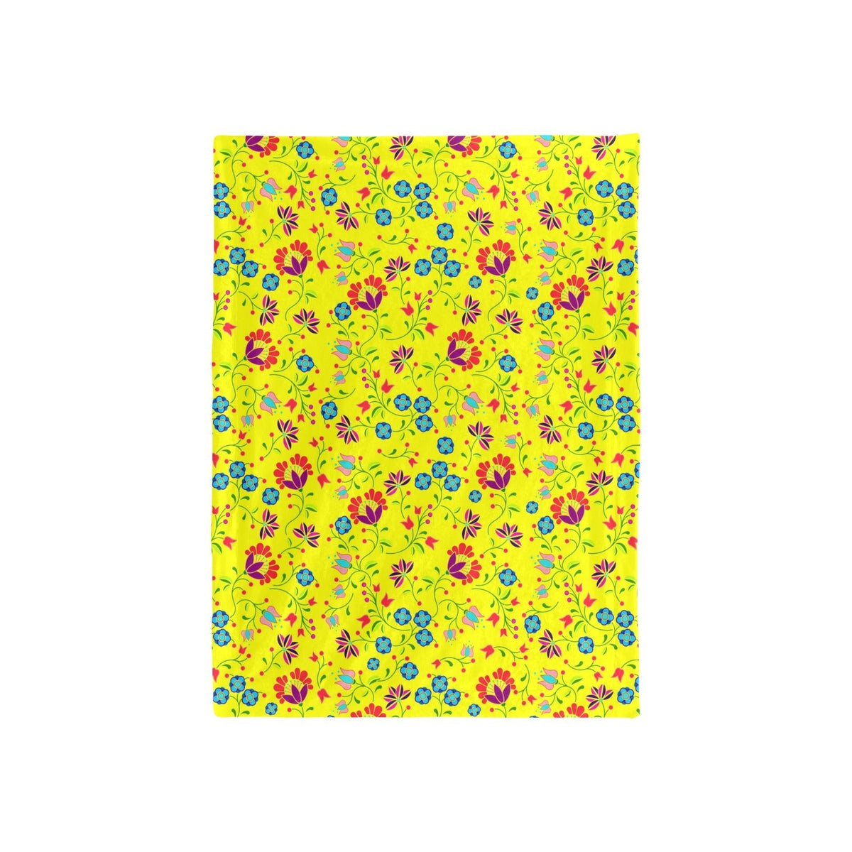 Fleur Indigine Mais Large Baby Blanket by 49 Dzine (image 3)