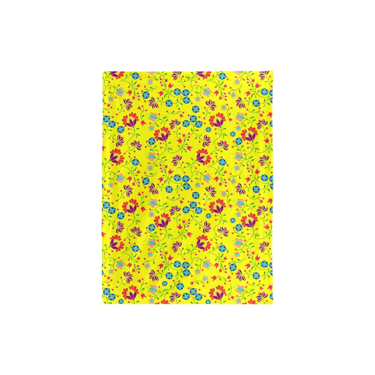 Fleur Indigine Mais Small Baby Blanket by 49 Dzine (image 3)